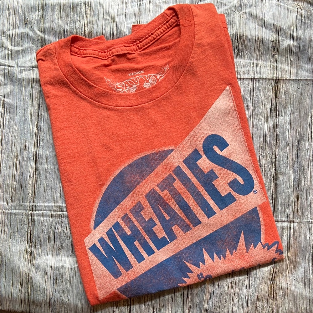 Savvy Orange Wheaties Graphic Tee